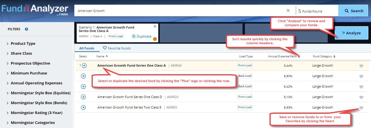 fund analyzer